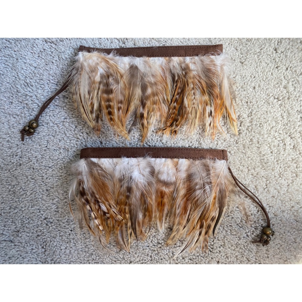 Feather Fringe Boot Accents